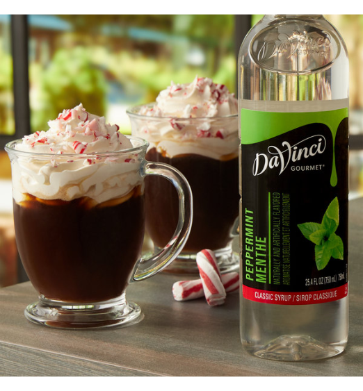 DaVinci Gourmet Classic Peppermint Flavoring Syrup 750 mL