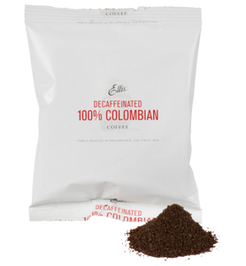 Ellis 2 oz. 100% Colombian Decaf Coffee Packet - 42/Case