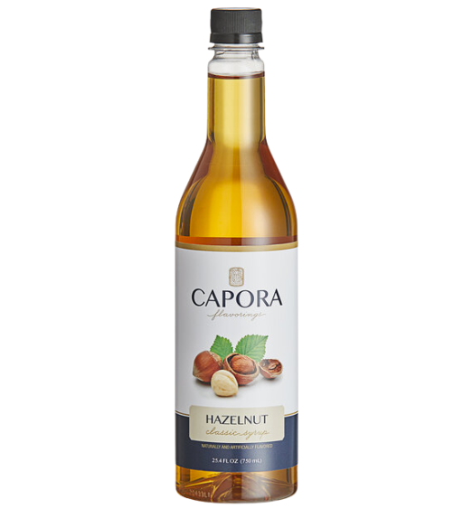 Capora Hazelnut Flavoring Syrup 750 mL