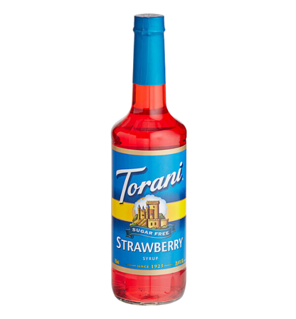 Torani Sugar Free Strawberry Flavoring / Fruit Syrup 750 mL