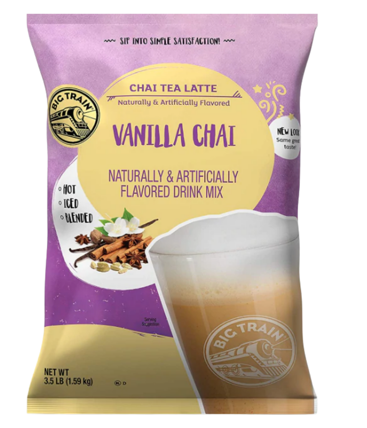 Big Train Chai Tea Latte, Vanilla 3.5 Pound