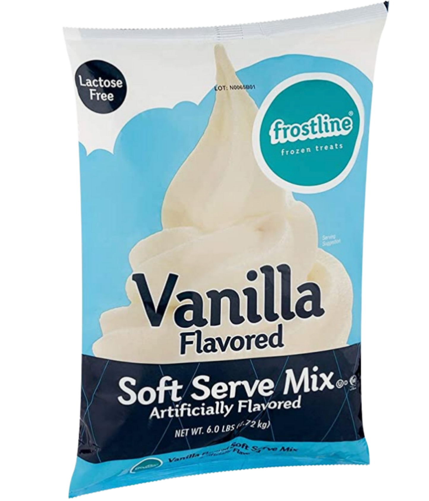Frostline Vanilla Soft Serve Ice Cream 6lbs